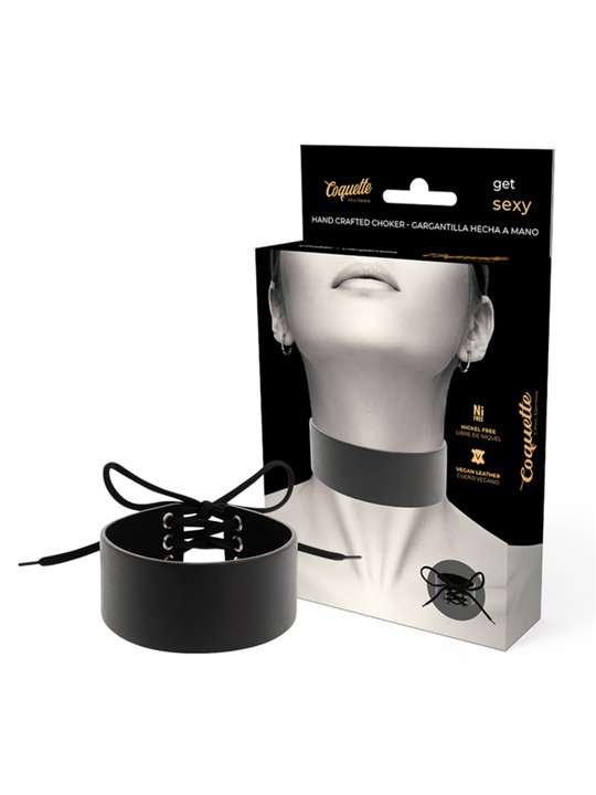 Coquette Chic Desire - Vegan Leather Choker