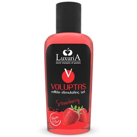 Luxuria Voluptas Edible Massage Gel Warming Effect - Strawberry 100 ML