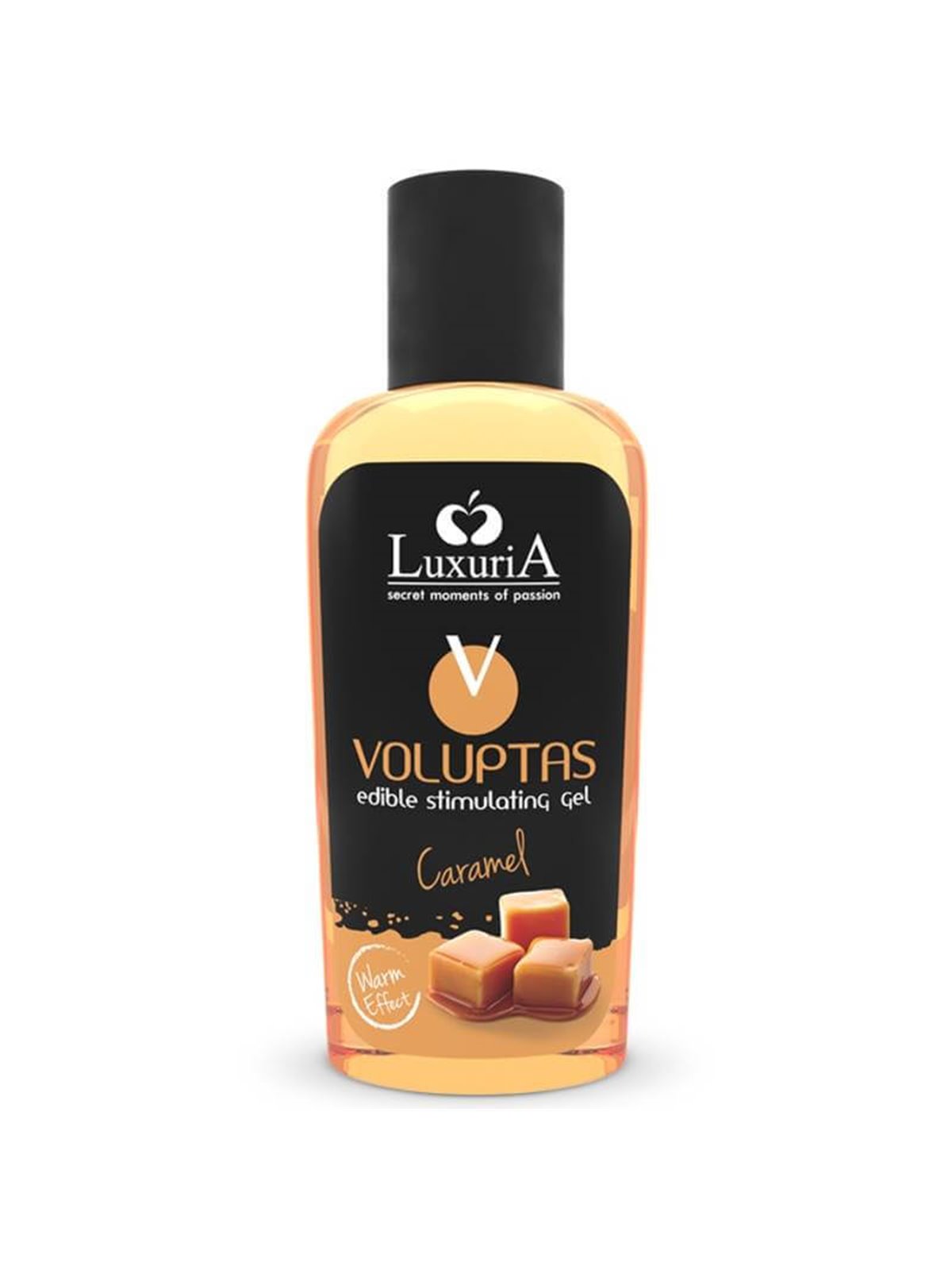 Luxuria Voluptas Edible Massage Gel Warming Effect - Caramel 100 ML