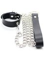 Ohmama Fetish - Penis Necklace And Leather Strap With Metal Chain