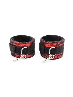 Ohmama Fetish - Velvet Handcuffs with Nylon Tape