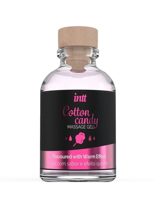 Intt Massage & Oral Sex - Massage Gel with Cotton Candy Flavor and Heating Effect