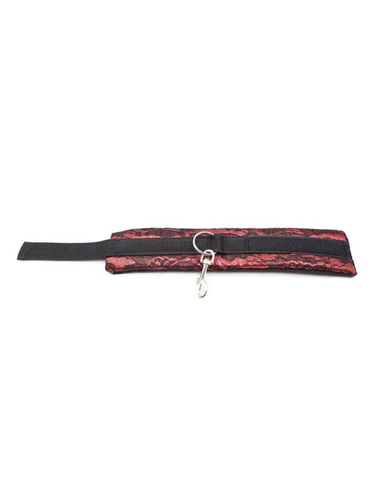 Ohmama Fetish - Velvet Handcuffs with Nylon Tape