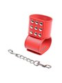 Ohmama Fetish - Red Handcuffs with Snap Closure