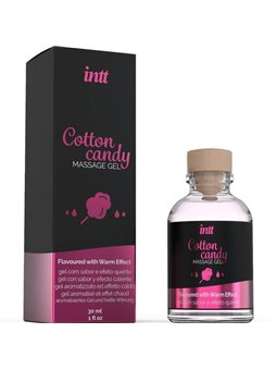 Intt Massage & Oral Sex - Massage Gel with Cotton Candy Flavor and Heating Effect