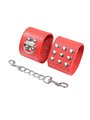 Ohmama Fetish - Red Handcuffs with Snap Closure