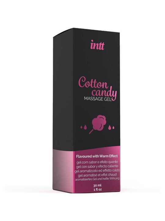 Intt Massage & Oral Sex - Massage Gel with Cotton Candy Flavor and Heating Effect
