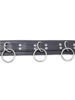 Ohmama Fetish - Submission Necklace with 3 Rings