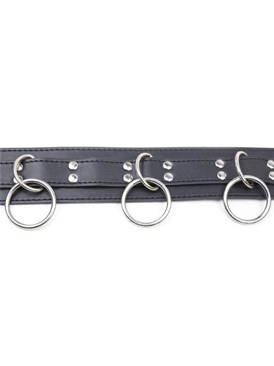 Ohmama Fetish - Submission Necklace with 3 Rings