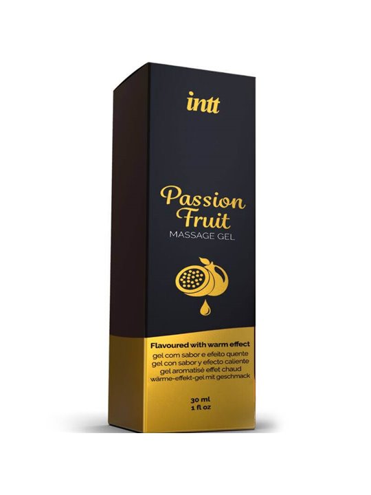 Intt Massage & Oral Sex - Passion Fruit Flavored Massage Gel with Heat Effect