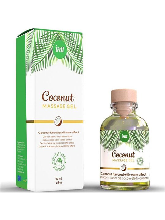 Intt - Vegan Massage Gel With Coconut Flavor And Heating Effect