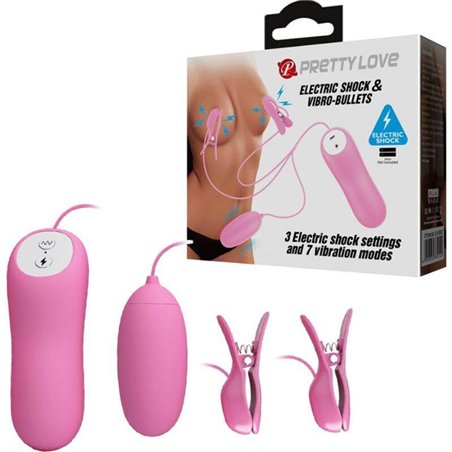 Pretty Love - Tweezers with Vibration and Pink Eletroshock