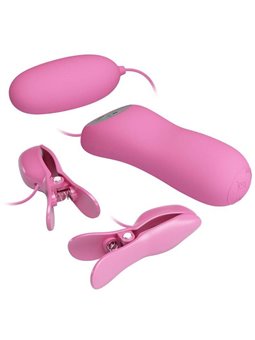 Pretty Love - Tweezers with Vibration and Pink Eletroshock