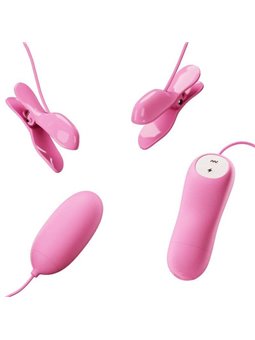 Pretty Love - Tweezers with Vibration and Pink Eletroshock