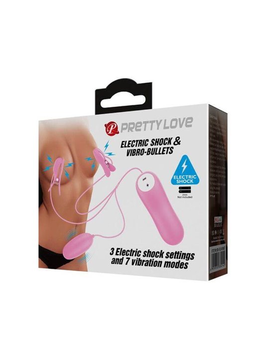 Pretty Love - Tweezers with Vibration and Pink Eletroshock
