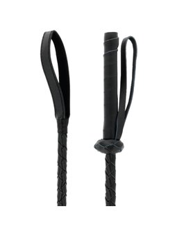 Darkness Bondage Whip - Frusta Nera in Morbido PVC - 60 Cm