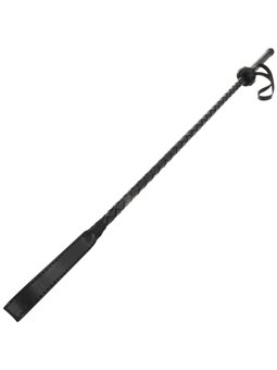 Darkness Bondage Whip - Frusta Nera in Morbido PVC - 60 Cm
