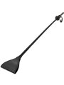 Darkness Bondage Whip - Frusta Nera con Punta in Morbido PVC - 60 Cm