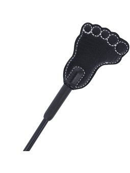 Darkness - Frusta Crop & Flogger Black Fetish Bdsm