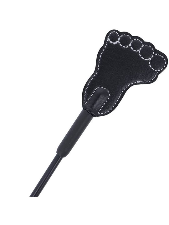 Darkness - Frusta Crop & Flogger Black Fetish Bdsm