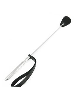 Metal Hard Metal & Leather Whip