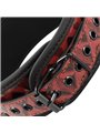 Begme - Red Edition Collar with Nipple Clamps with Neoprene Lining