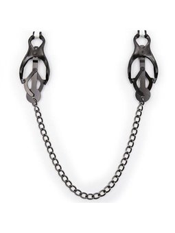Ohmama Fetish - Japanese Nipple Clamps with Black Chain