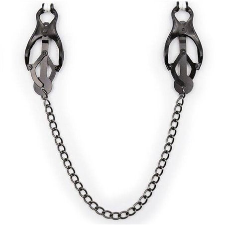 Ohmama Fetish - Japanese Nipple Clamps With Black Chain