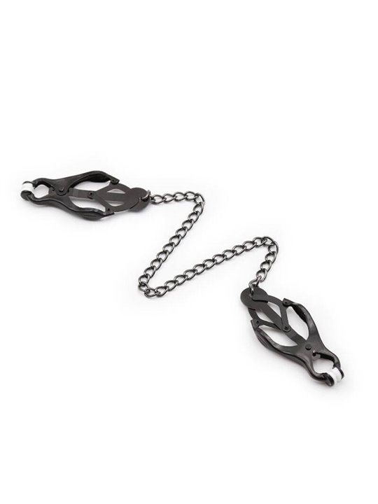 Ohmama Fetish - Japanese Nipple Clamps With Black Chain