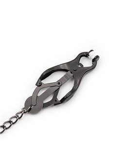 Ohmama Fetish - Japanese Nipple Clamps With Black Chain