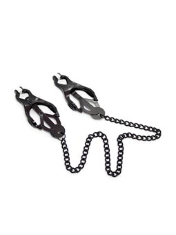 Ohmama Fetish - Japanese Nipple Clamps With Black Chain