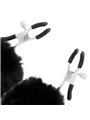 Darkness - Nipple Clamps with Pom Poms 1