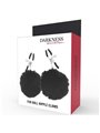 Darkness - Nipple Clamps with Pom Poms 1