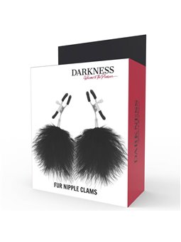 Darkness - Pinze Strizza Capezzoli Nipple Clamps Pelliccia