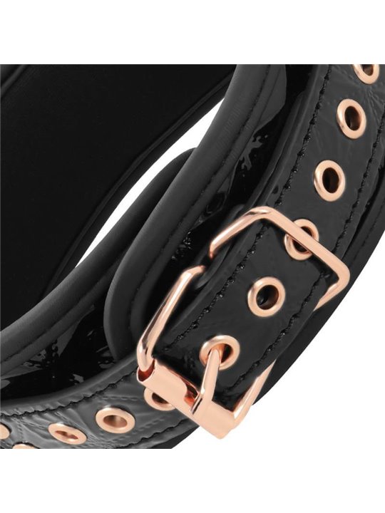 Begme - Black Edition Collar with Nipple Clamps with Neoprene Lining