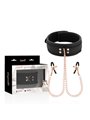 Coquette Chic Desire - Fantasy Nipple Clamp Necklace with Neoprene Lining