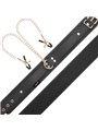 Coquette Chic Desire - Fantasy Nipple Clamp Necklace with Neoprene Lining