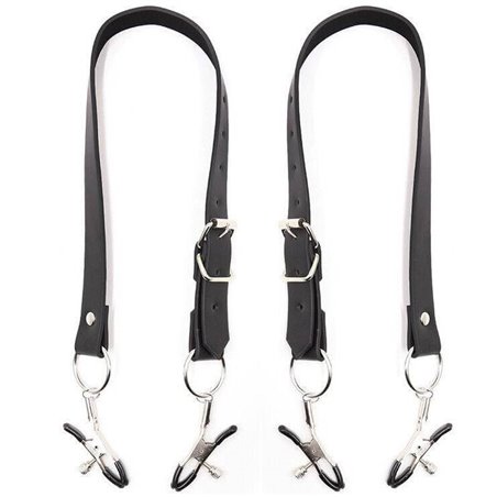 Ohmama Fetish - Clitoris Clamps with Leg Straps