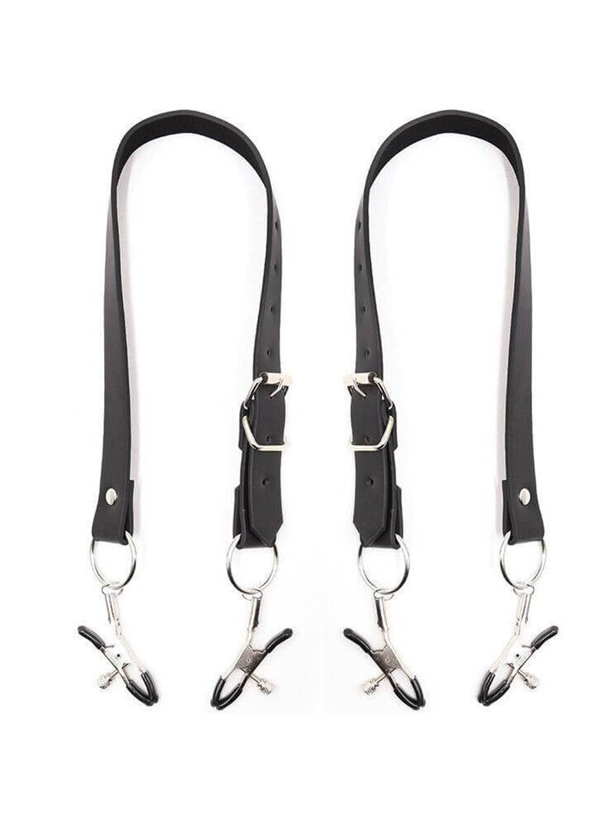 Ohmama Fetish - Clitoris Clamps with Leg Straps