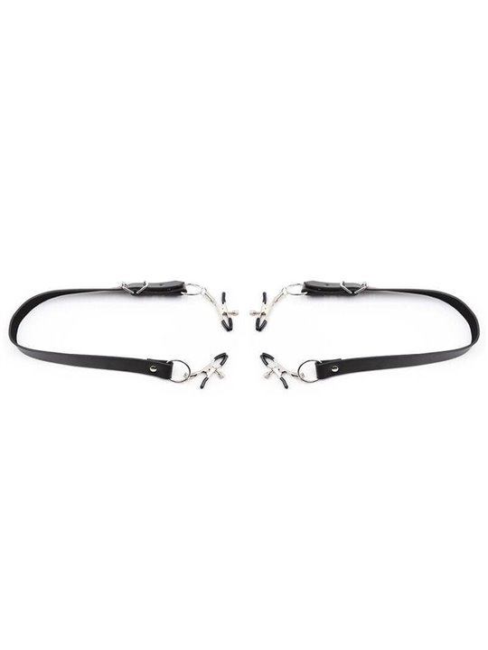 Ohmama Fetish - Clitoris Clamps with Leg Straps