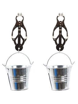 Ohmama Fetish Nipple Clamps with Buckets