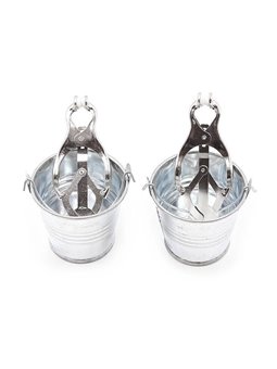 Ohmama Fetish Nipple Clamps with Buckets