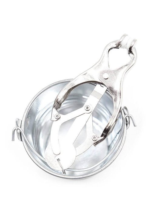 Ohmama Fetish Nipple Clamps with Buckets
