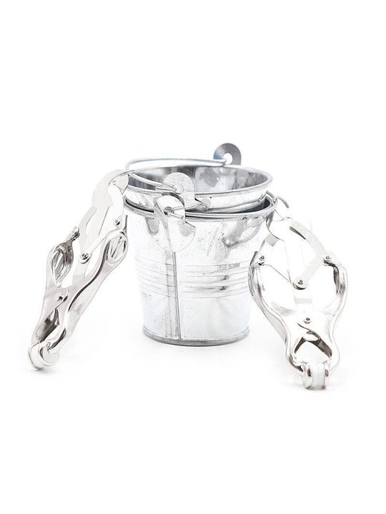 Ohmama Fetish Nipple Clamps with Buckets