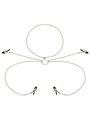Ohmama Fetish 4 Nipple Clamps With Chain Necklace