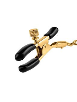Fetish Fantasy Gold - Pinze per Capezzoli Fetish Fantasy Gold Chain Nipple Clamps