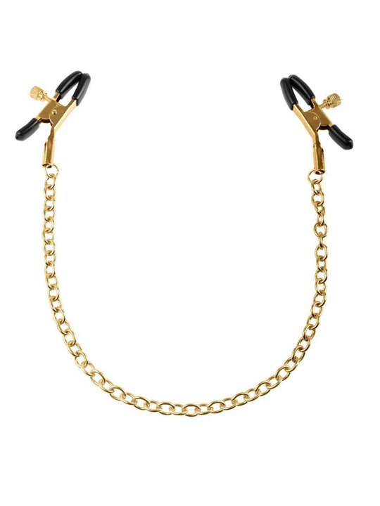Fetish Fantasy Gold - Pinze per Capezzoli Fetish Fantasy Gold Chain Nipple Clamps