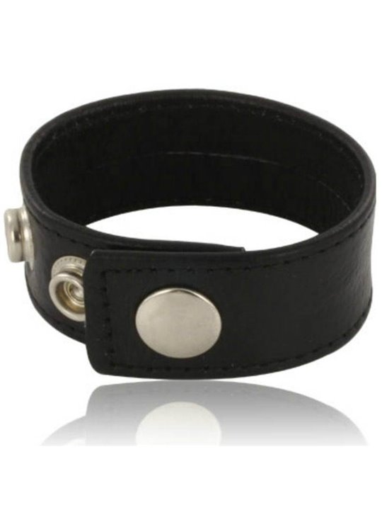 Leather Body - Adjustable Leather Strap for Penis Black