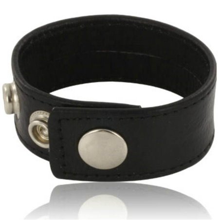 Leather Body - Adjustable Leather Strap for Penis Black