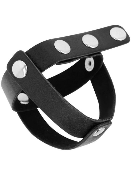 Ohmama Fetish Leather Ball Cage